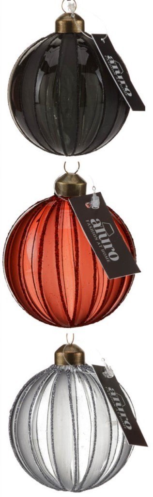 Bombka szklana czarna DUTTON_Aluro