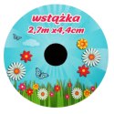 Niebieska Wstążka Dekoracyjna 2,7m - Wielkanoc i Wiosna