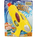 Pistolet na Wodę Śmigus-Dyngus 29cm w Kolorach Żółto-Fioletowym z Odwróconym Mocowaniem Pojemnika