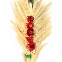 Wielkanocna Palma Ręcznie Robiona z Naturalnych Materiałów, 70cm, Kolor Kremowy