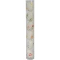 Zestaw Białych, Plastikowych Jajek Wielkanocnych do Zawieszenia - 6 sztuk, 6 cm