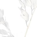 Biały Sztuczny Liść Dekoracyjny 95 cm - Realistyczny i Elegancki