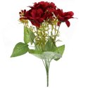 Bukiet 7 margaretek 36cm kolor bordowy