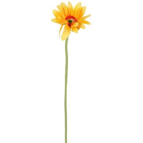 GERBERA KWIAT POJEDYNCZY 70 cm KOLOR ŻÓŁTY