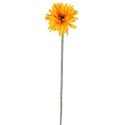 GERBERA KWIAT POJEDYNCZY KOLOR JASNO POMARAŃCZOWY
