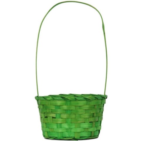 Koszyk wielkanocny do święconki fi 17 cm zielony