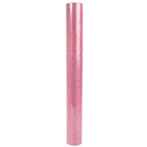Organza Brokatowa Jasnoróżowa 0,50 x 10 m do Dekoracji i Kompozycji Kwiatowych