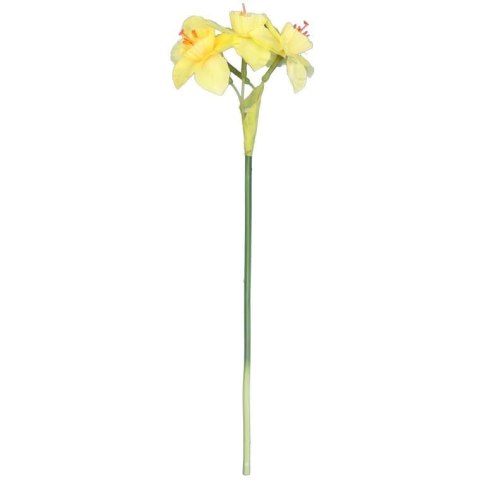 Sztuczna Gałązka z Żółtymi Narcyzami 42 cm