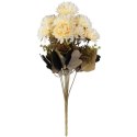 BUKIET 9 CHRYZANTEM 38 CM KOLOR KREMOWY