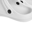 DAMSKIE KLAPKI ogrodowe/basenowe buty LEKKIE chodaki PIANKOWE BIAŁE/36