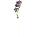 GAŁĄZKA 3 ROZWINIĘTYCH RÓŻ 68 cm KOLOR FIOLETOWY