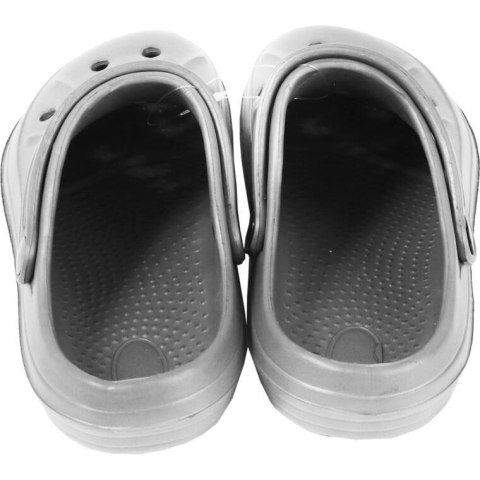 MĘSKIE KLAPKI ogrodowe/basenowe buty LEKKIE chodaki PIANKOWE SZARE 42