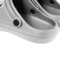 MĘSKIE KLAPKI ogrodowe/basenowe buty LEKKIE chodaki PIANKOWE SZARE 42