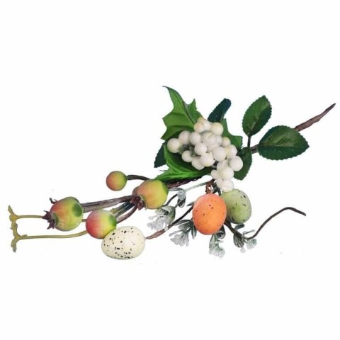 PIK Z JAJKAMI GAŁĄZKA WIELKANOCNA 26 CM POMARAŃCZOWA