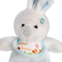 Niebieski Pluszak KRÓLIK Wielkanocny z Napisem 'Happy Easter