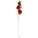 Sztuczna gałązka kwiatów Dalii w kolorze Czerwonym 93 cm