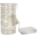 LAMPKI CHOINKOWE 120 LED IP20 ZIMNY BIAŁY NA BATERIE
