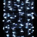 LAMPKI CHOINKOWE 120 LED IP20 ZIMNY BIAŁY NA BATERIE