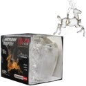Lampki choinkowe na sznurze AKRYLOWE RENIFERY 10 led na baterie 10 cm