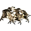 Lampki choinkowe na sznurze AKRYLOWE RENIFERY 10 led na baterie 10 cm