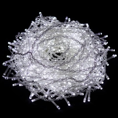 SOPLE 300 LED KURTYNA LAMPKI ZEWNĘTRZNE/WEWNĘTRZNE FLASH ZIMNY BIAŁY PROGRAMATOR 9 M