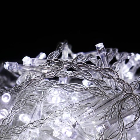 SOPLE 500 LED KURTYNA LAMPKI ZEWNĘTRZNE IP44 BIAŁE ZIMNE FLASH 15 M