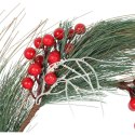 Wianek z JARZĘBINĄ I JODŁĄ 45 cm ŚWIĄTECZNA DEKORACJA