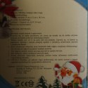 Figurka Świętego Mikołaja animowana, ruchoma, z dźwiękiem- chrapanie i podświetlona, 25 cm Czerwona