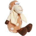 BARANEK OZDOBA Z MATERIAŁU OWIECZKA FOLKLOR WIELKANOC BRĄZOWY 30 CM