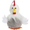 Kurka pluszowa zawieszka Ozdoba Wielkanocna Figurka 11 cm żółta