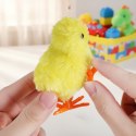 NAKRĘCANY KURCZACZEK ŻÓŁTA KURKA NAKRĘCANA TUPTA CHODZI 9 cm KURCZAK BIAŁY