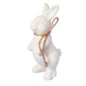ZAJĄCZEK CERAMICZNY FIGURKA STOJĄCA BIAŁA