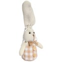 Zając STOJĄCY lniany Ozdoba Wielkanocna Figurka 20 cm CH