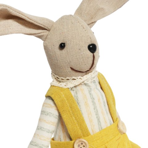Zając siedzący Ozdoba Wielkanocna Figurka w żółtych spodniach 30 cm
