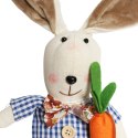 Zając w spodniach z marchewką Ozdoba Wielkanocna Figurka 60 cm