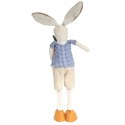 Zając w spodniach z marchewką Ozdoba Wielkanocna Figurka 60 cm