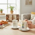 Zestaw Prezentowy Love Nature: 2 Kubki Ceramiczne z Łyżeczkami w Motywie Kaktusa