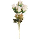 BUKIET 9 RÓŻ 42 CM KOLOR FIOLETOWY