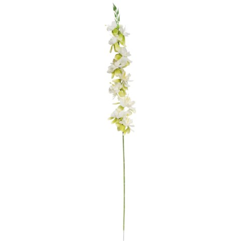 Gałązka kwiatów owocowych - wiśnia 76 cm biała