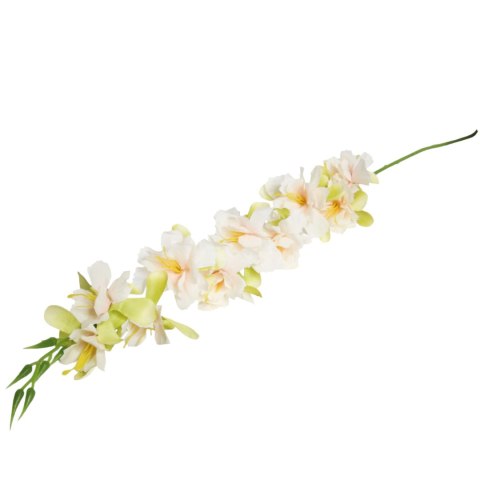 Gałązka kwiatów owocowych - wiśnia 76 cm kremowa
