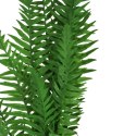 PAPROĆ JAK ŻYWA SZTUCZNA PAPROTKA GAŁĄZKA SILIKONOWA 5 LIŚCI 93 cm