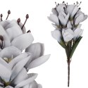 BUKIET MAGNOLII sztuczne kwiaty do wazonu KOMPOZYCJA czerwony 37 cm