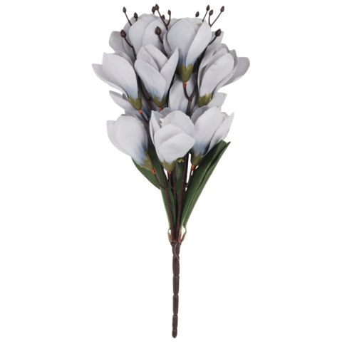 BUKIET MAGNOLII sztuczne kwiaty do wazonu KOMPOZYCJA czerwony 37 cm