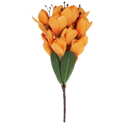 BUKIET MAGNOLII sztuczne kwiaty do wazonu KOMPOZYCJA czerwony 37 cm