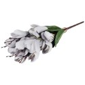 BUKIET MAGNOLII sztuczne kwiaty do wazonu KOMPOZYCJA szara 37 cm