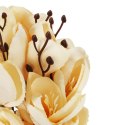 BUKIET MAGNOLII sztuczne kwiaty do wazonu KOMPOZYCJA żółta 37 cm
