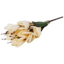 BUKIET MAGNOLII sztuczne kwiaty do wazonu KOMPOZYCJA żółta 37 cm