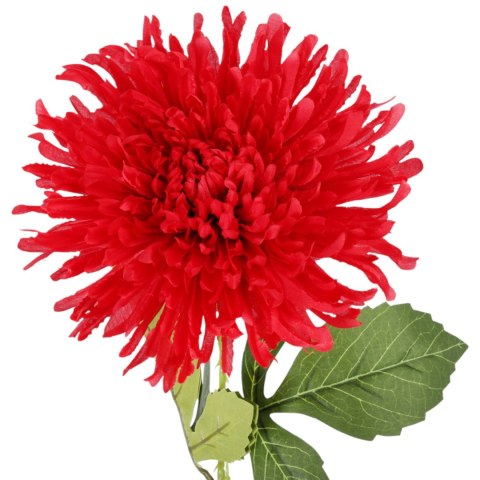 CHRYZANTEMA KWIAT SZTUCZNY do wazonu bordowa 64 cm