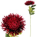 CHRYZANTEMA KWIAT SZTUCZNY do wazonu ciemno czerwona 64 cm