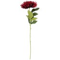 CHRYZANTEMA KWIAT SZTUCZNY do wazonu ciemno czerwona 64 cm